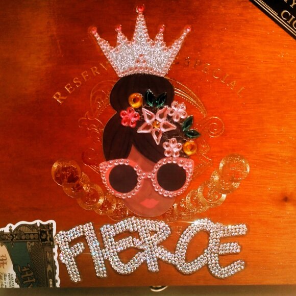 Suenos de Saundra Upcycled , MY FATHER Cigar Box Purse, - Picture 5 of 10